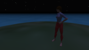 Initial base avatar in Open SIM and Land